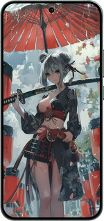 Силиконовый чехол Гейша-воин для Oppo RENO14 5G - 6124u-4058 изображение 