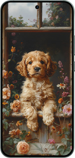 Силиконовый чехол Щенок cocker spaniel для Oppo RENO14 5G - 6136u-4058 изображение 