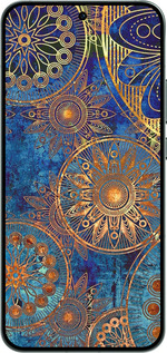 Силіконовий чехол Золотий візерунок для Oppo RENO14 5G - 678u-4058 изображение 