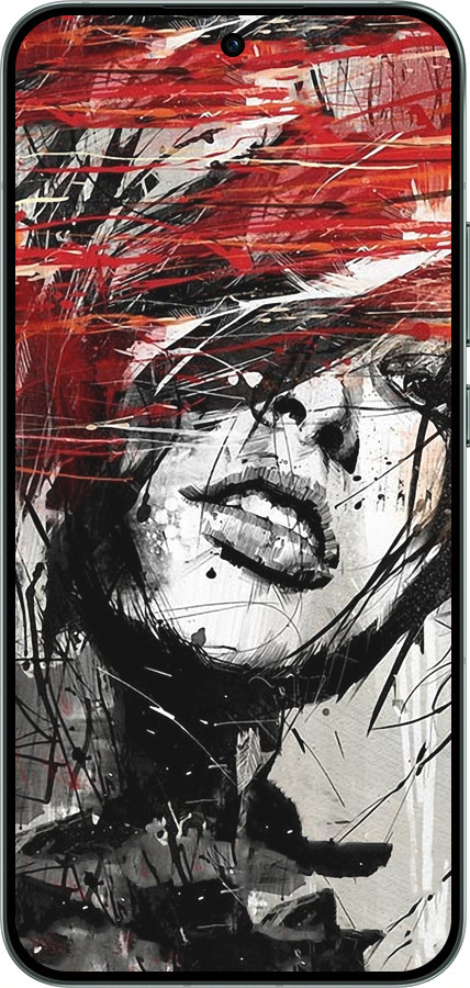 Силиконовый чехол Лицо девушки для Oppo RENO14 5G - 1162u-4058 изображение 