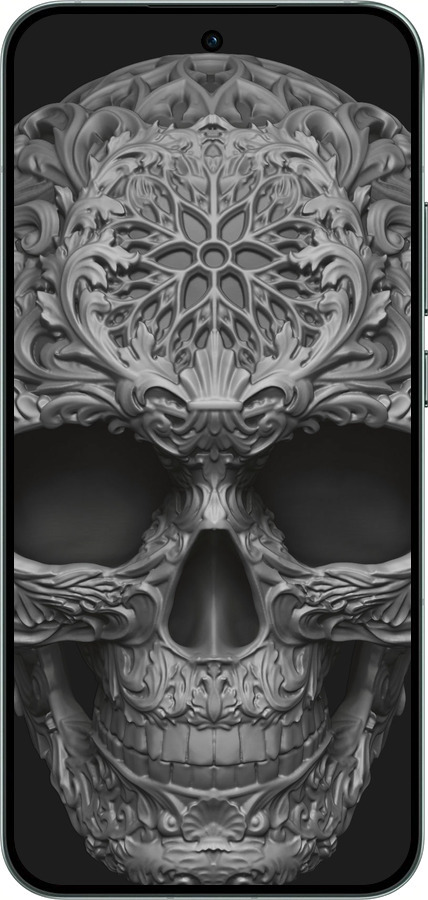 Силиконовый чехол skull-ornament для Oppo RENO14 5G - 4101u-4058 изображение 