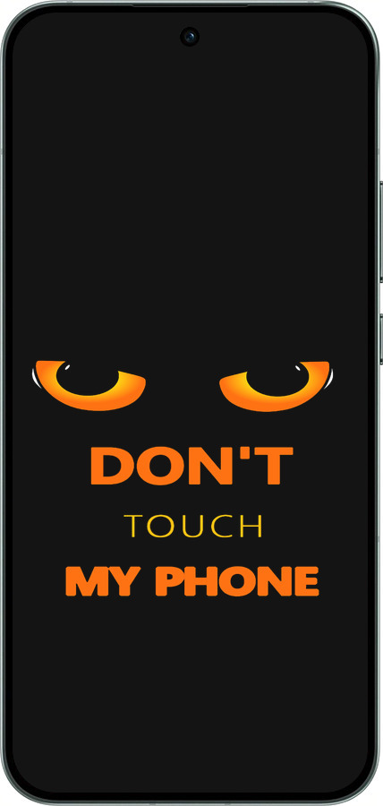 Силиконовый чехол Don't touch the phone для Oppo RENO14 5G - 4261u-4058 изображение 