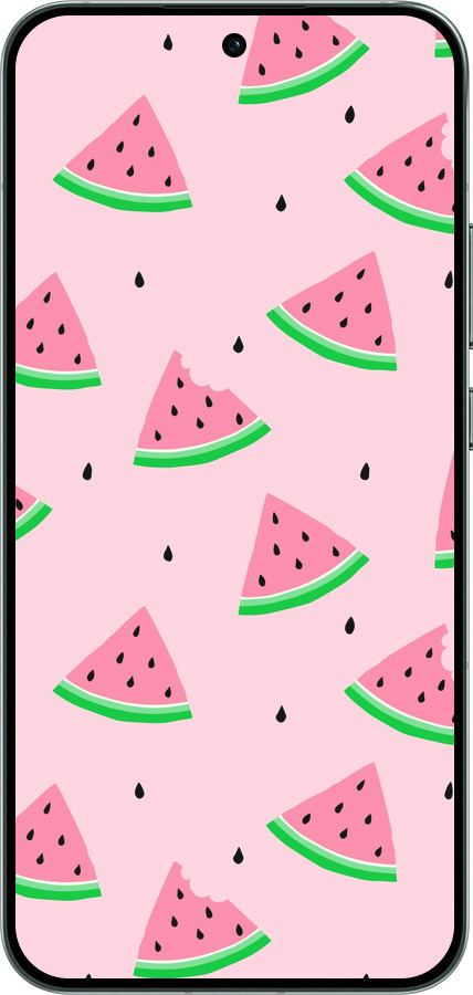 Силиконовый чехол Розовый арбуз для Oppo RENO14 5G - 4314u-4058 изображение 