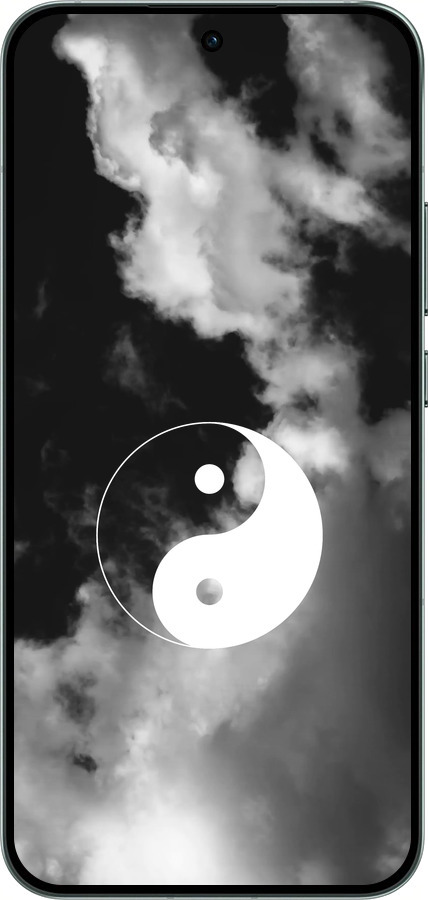 Силиконовый чехол Инь и Янь для Oppo RENO14 5G - 4389u-4058 изображение 