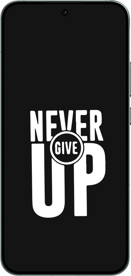 Силиконовый чехол Никогда не сдавайся для Oppo RENO14 5G - 4572u-4058 изображение 