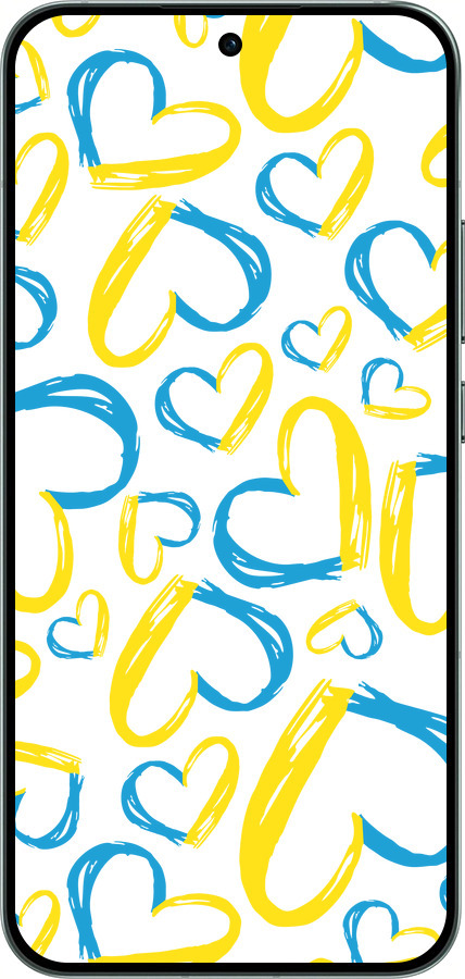 Силиконовый чехол Сердца UA для Oppo RENO14 5G - 5292u-4058 изображение 