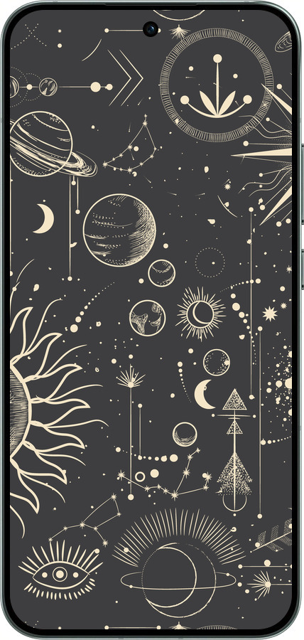 Силиконовый чехол Фаза луны для Oppo RENO14 5G - 5605u-4058 изображение 