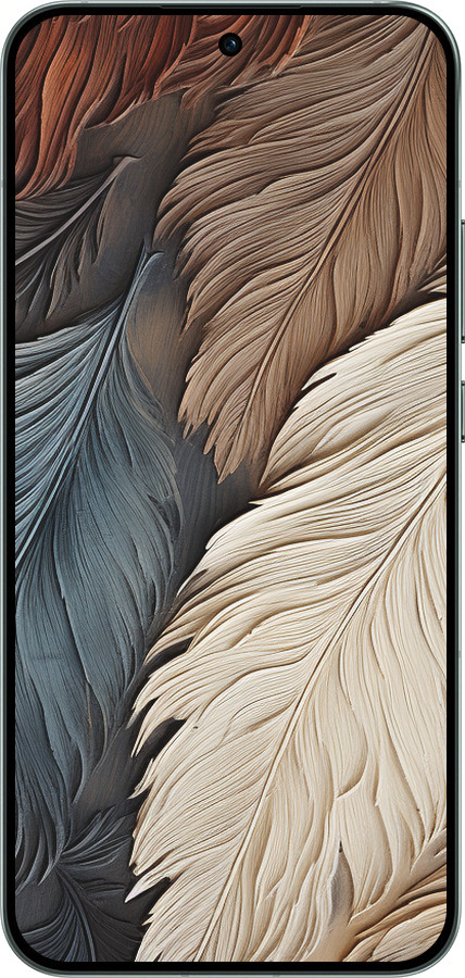 Силиконовый чехол Листья в стиле бохо для Oppo RENO14 5G - 5643u-4058 изображение 