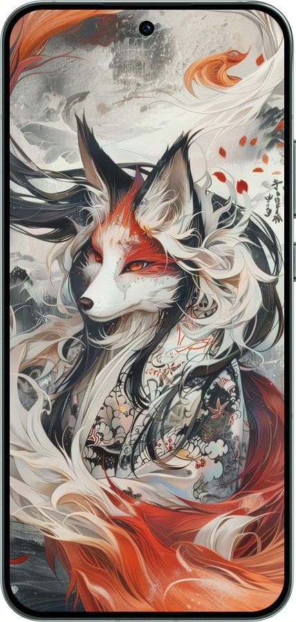 Силиконовый чехол Дух кицунэ' для Oppo RENO14 5G - 6107u-4058 изображение 