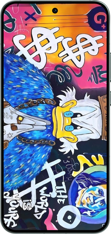 Силиконовый чехол Скрудж 2 для Oppo RENO14 5G - 6285u-4058 изображение 