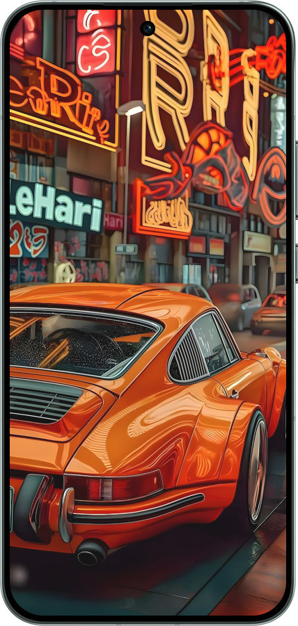 Силиконовый чехол Порше для Oppo RENO14 5G - 6334u-4058 изображение 