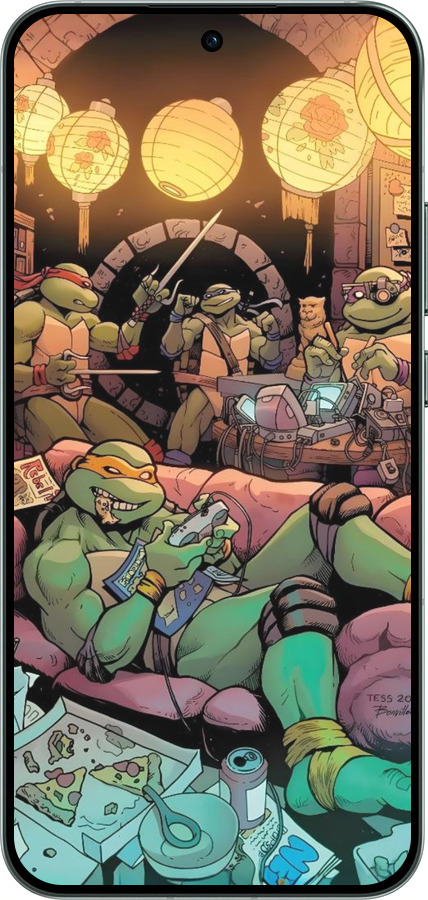 Силіконовий чехол Черепашки ніндзя для Oppo RENO14 5G - 6346u-4058 изображение 
