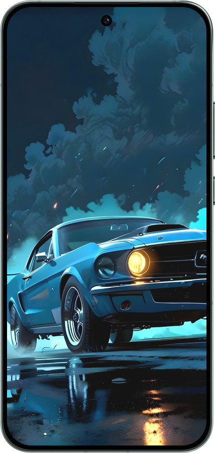 Силиконовый чехол Форд мустанг для Oppo RENO14 5G - 6374u-4058 изображение 