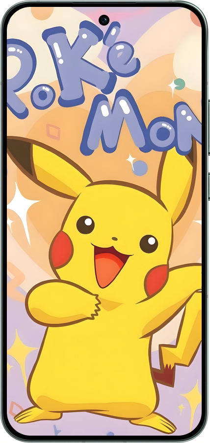 Силиконовый чехол Пикачу для Oppo RENO14 5G - 6383u-4058 изображение 