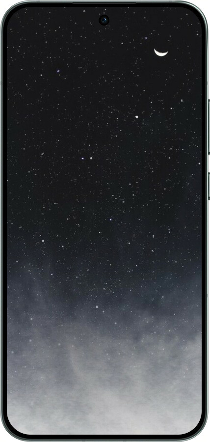 Силиконовый чехол Сині хмари, Синій місяць для Oppo RENO14 5G - 6396u-4058 изображение 