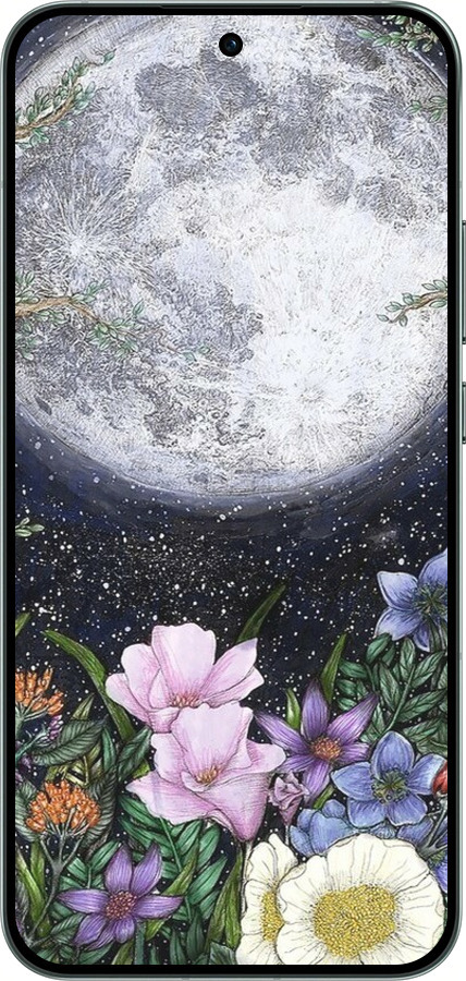 Силиконовый чехол Полночь в саду II для Oppo RENO14 5G - 6424u-4058 изображение 