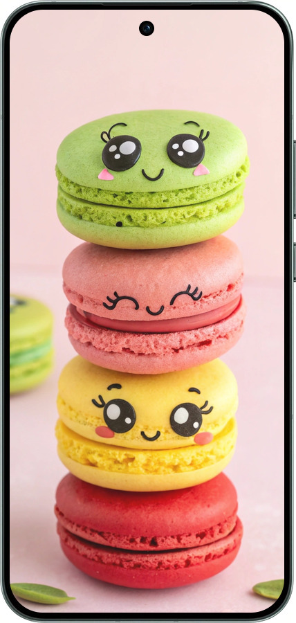 Силиконовый чехол Печенье для Oppo RENO14 5G - 6693u-4058 изображение 