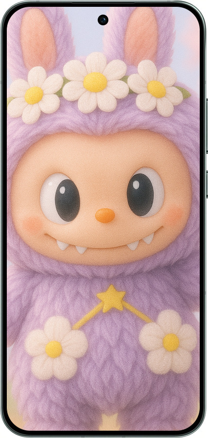 Силиконовый чехол Лабубу 1 для Oppo RENO14 5G - 6709u-4058 изображение 