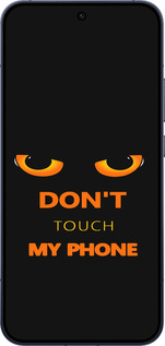 Силиконовый чехол Don't touch the phone для Oppo RENO15 5G - 4261u-4201 изображение 