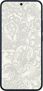 Силіконовий чехол Біле мереживо для Oppo RENO15 5G - 4383u-4201 изображение 