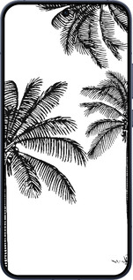 Силиконовый чехол Пальмы1 для Oppo RENO15 5G - 4634u-4201 изображение 