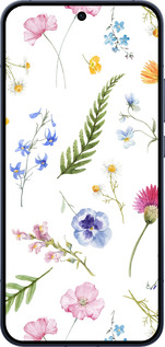 Силіконовий чехол Квітковий фон v2 для Oppo RENO15 5G - 5472u-4201 изображение 