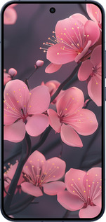 Силиконовый чехол Пурпурная сакура для Oppo RENO15 5G - 6075u-4201 изображение 