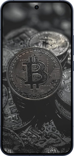 Силиконовый чехол Black Bitcoin для Oppo RENO15 5G - 6090u-4201 изображение 