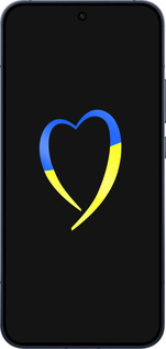 Силиконовый чехол Жёлто-голубое сердце для Oppo RENO15 5G - 885u-4201 изображение 