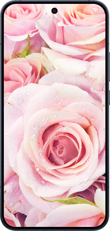 Силиконовый чехол Розы для Oppo RENO15 5G - 525u-4201 изображение 