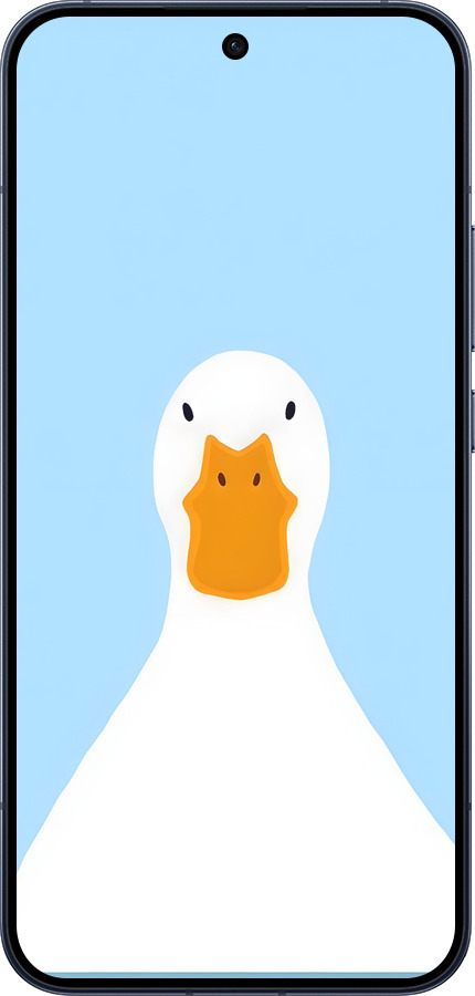 Силіконовий чехол Гусак для Oppo RENO15 5G - 6350u-4201 изображение 