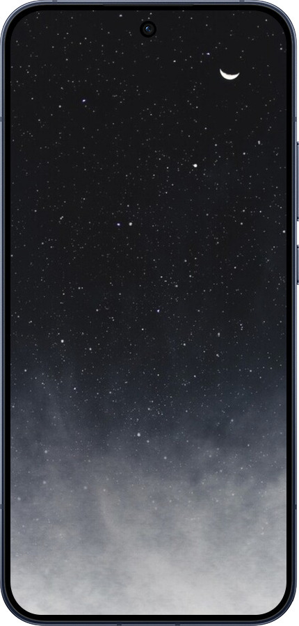Силиконовый чехол Сині хмари, Синій місяць для Oppo RENO15 5G - 6396u-4201 изображение 