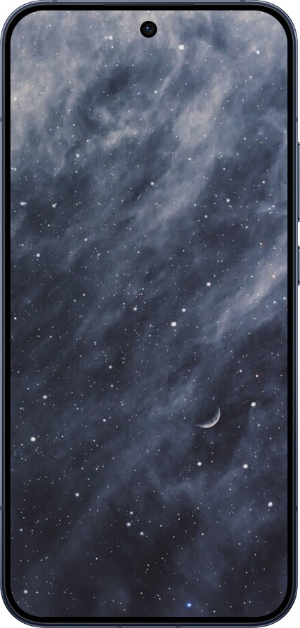 Силиконовый чехол Голубые облака, Голубая луна для Oppo RENO15 5G - 6398u-4201 изображение 