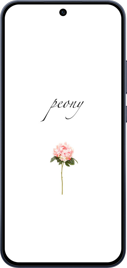 Силиконовый чехол Пион для Oppo RENO15 F 5G - 4366u-4199 изображение 