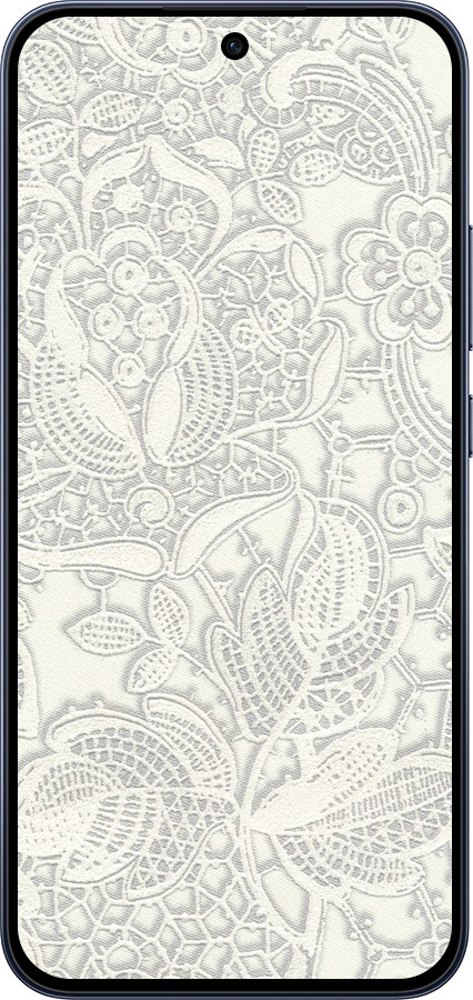 Силиконовый чехол Белое кружево для Oppo RENO15 F 5G - 4383u-4199 изображение 
