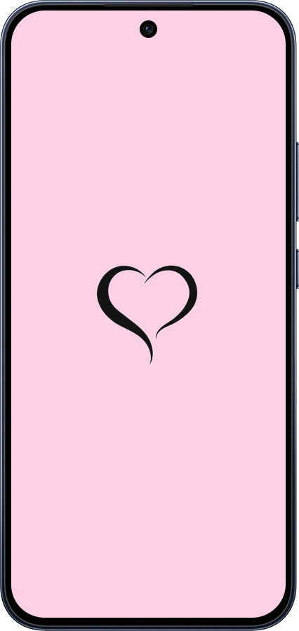 Силіконовий чехол Серце 1 для Oppo RENO15 F 5G - 4730u-4199 изображение 