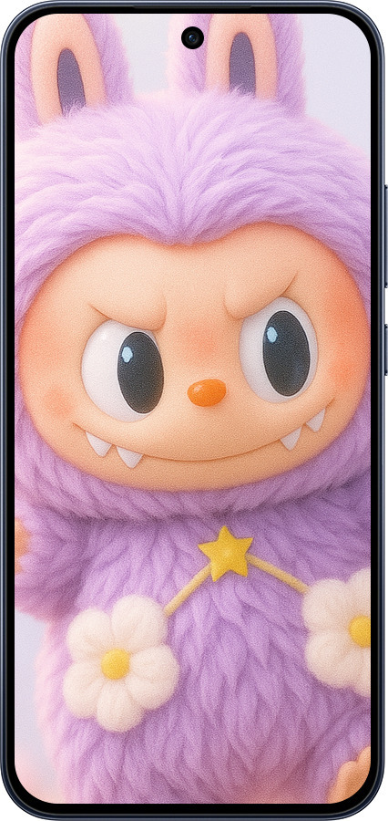 Силиконовый чехол Лабубу для Oppo RENO15 F 5G - 6708u-4199 изображение 
