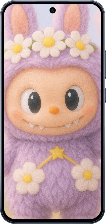 Силіконовий чехол Лабубу 1 для Oppo RENO15 F 5G - 6709u-4199 изображение 