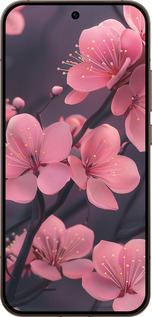 Силіконовий чехол Пурпурова сакура для Oppo Reno15 Pro 5G - 6075u-4225 изображение 