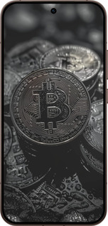 Силиконовый чехол Black Bitcoin для Oppo Reno15 Pro 5G - 6090u-4225 изображение 