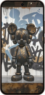 Силиконовый чехол Bronze kaws v2 для Oppo Reno15 Pro 5G - 6098u-4225 изображение 