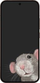 Силиконовый чехол The Peeking Rat для Oppo Reno15 Pro 5G - 6442u-4225 изображение 
