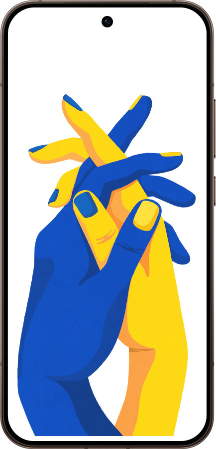 Силиконовый чехол Stand With Ukraine для Oppo Reno15 Pro 5G - 5255u-4225 изображение 