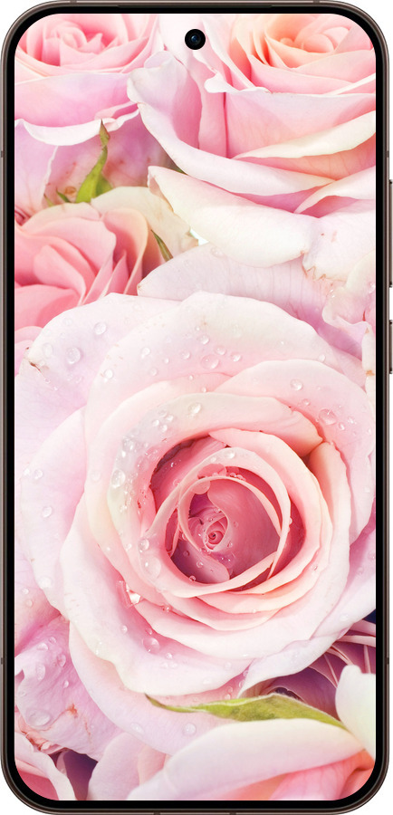 Силиконовый чехол Розы для Oppo Reno15 Pro 5G - 525u-4225 изображение 