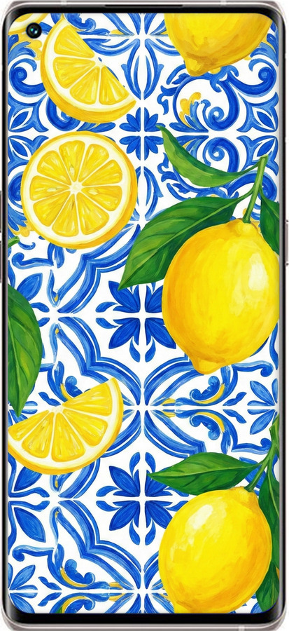 Силиконовый чехол Grocery Girl Italian Summer для Oppo Reno5 Pro Plus - 6766u-2243 изображение 