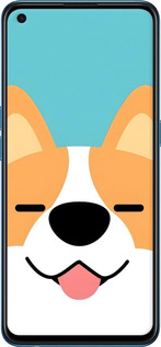 Силіконовий чехол Корги для Oppo Find X3 Lite - 6280u-2299 изображение 