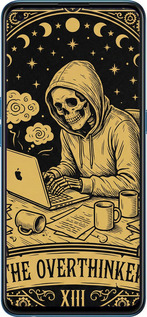 Силіконовий чехол The Overthinker для Oppo Reno5 - 6774u-2206 изображение 