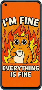 Силіконовий чехол Funny Cat для Oppo Find X3 Lite - 6786u-2299 изображение 