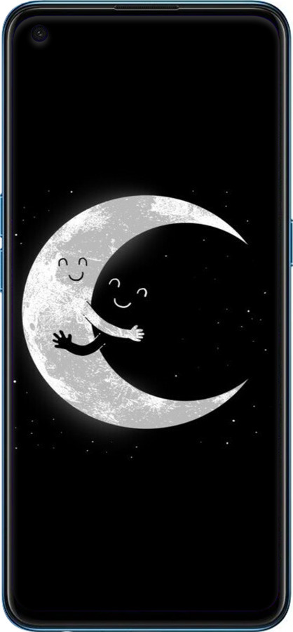 Силіконовий чехол Місячні обійми для Oppo Reno5 - 6508u-2206 изображение 