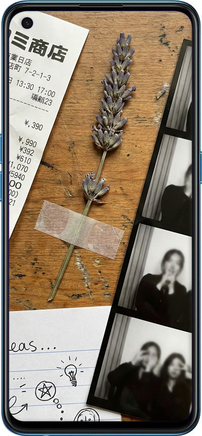 Силиконовый чехол Aesthetic Scrapbook Collage для Oppo Find X3 Lite - 6773u-2299 изображение 